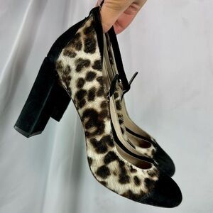 Boden lucinda animal print mary janes size 8